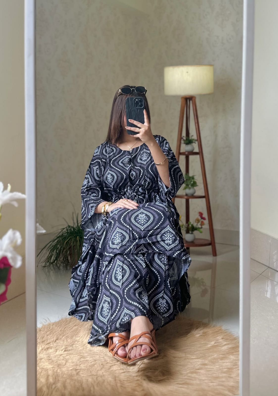 Kaftan Co Ord's Black x White