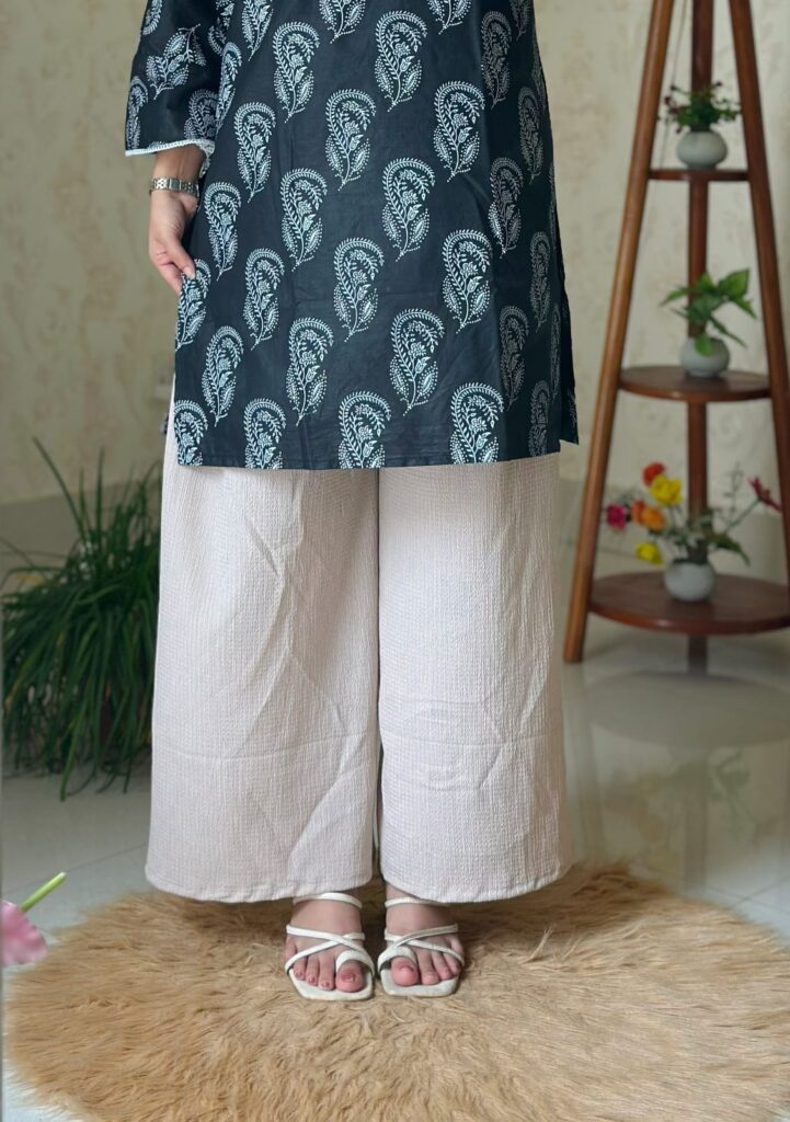 Plazo Pants Off White