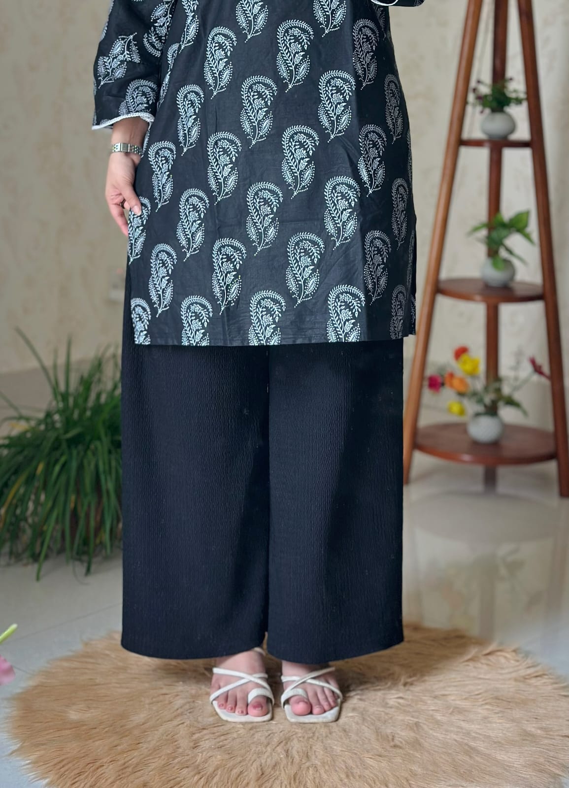 Plazo Pants Black