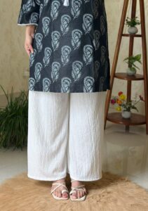Plazo Pants White