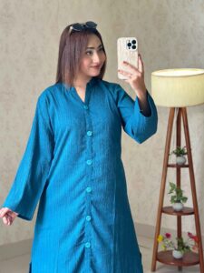 Premium Summer Friendly Pocket Long Shirt – Green