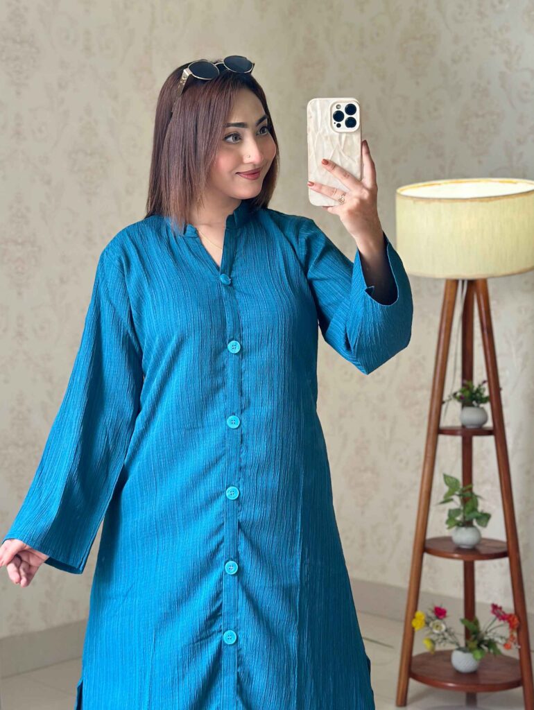 Premium Summer Friendly Pocket Long Shirt – Green