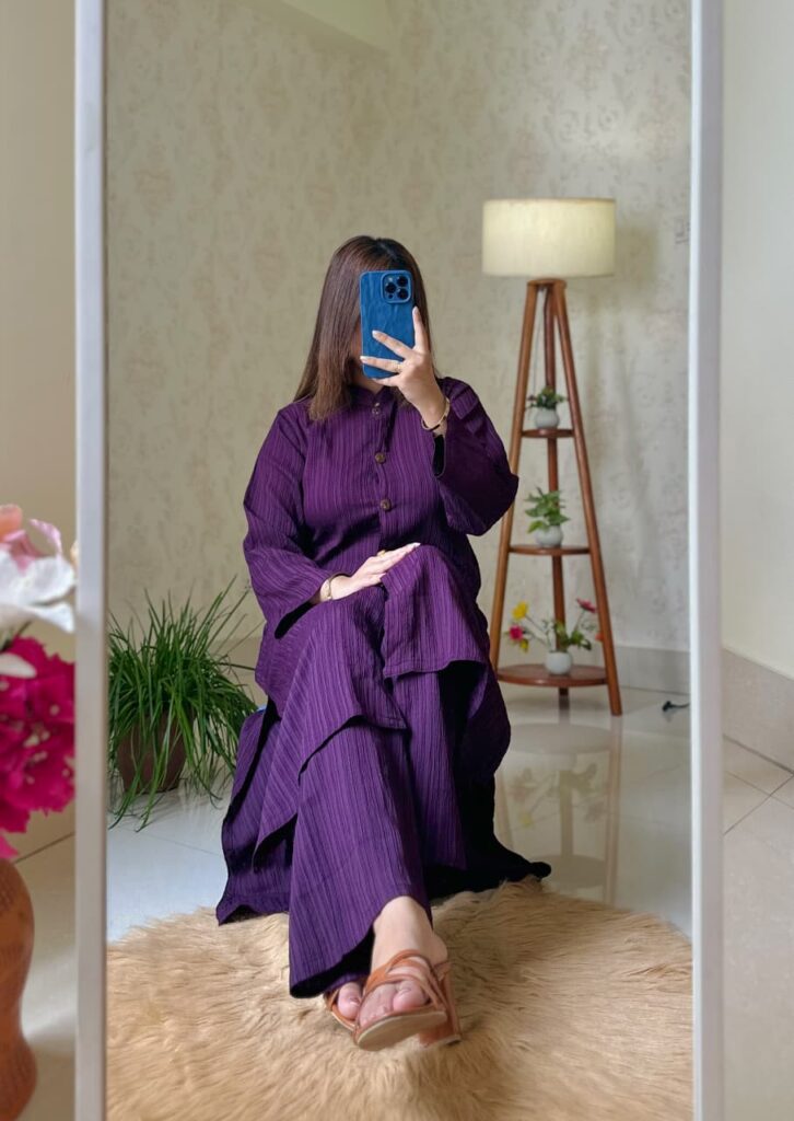 Modest Pocket Co Ord's Purple
